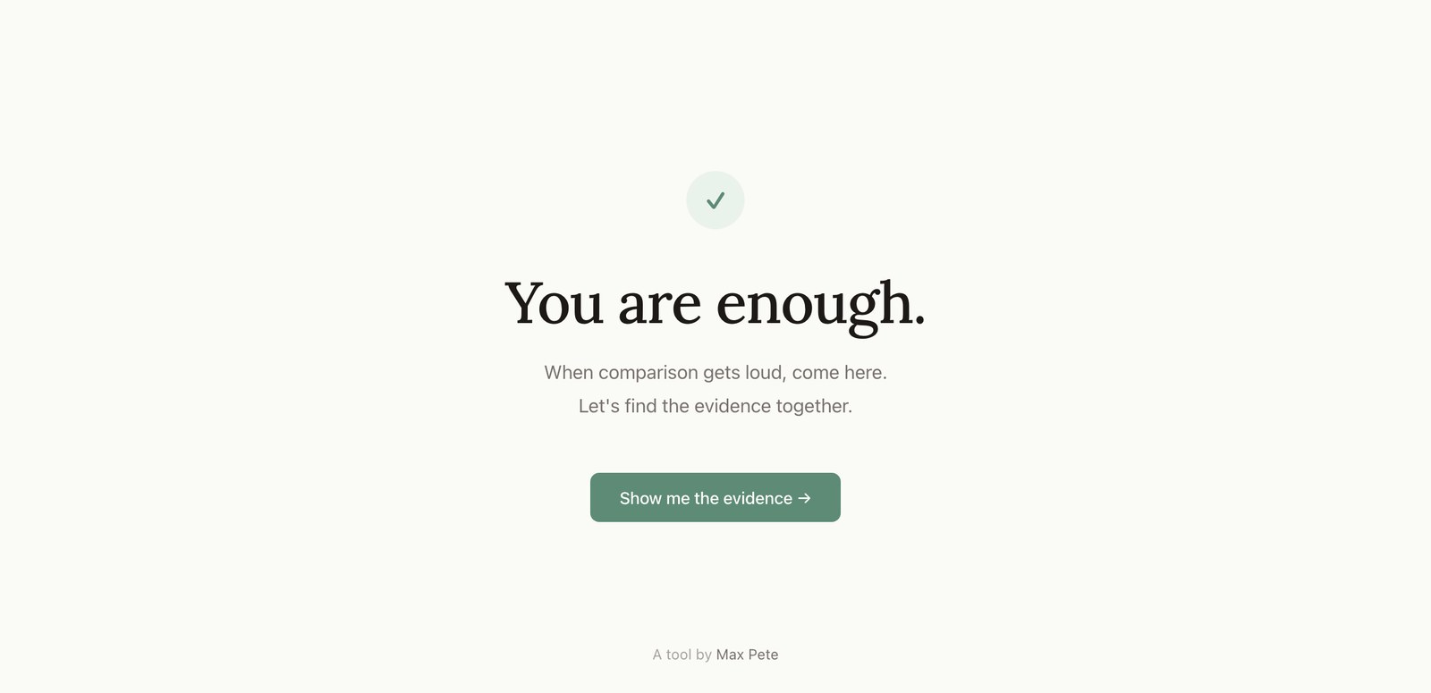 You Are Enough
